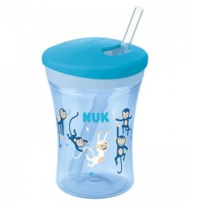 Nuk Action Cup 12m+ Ποτηράκι με Καλαμάκι και Βiδωτ
