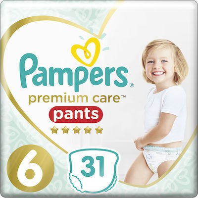 Pampers Premium Pants Jumbo Pack No 6 (15+ kg) 31τ