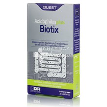 Quest Acidophilus Plus Biotix - 2 δισεκατομμύρια Προβιοτικά, 30 caps 