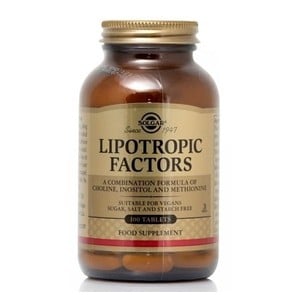 Solgar Lipotropic Factors Διάλυση Λίπους, 100tabs
