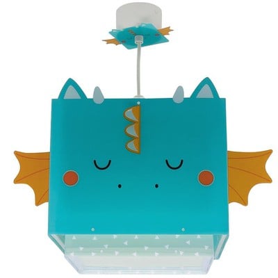 Kids Single Ceiling Light E27x1 Little Dragon