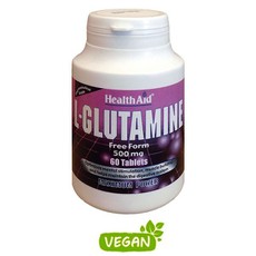 Health Aid L-Glutamine Συμπλήρωμα Διατροφής 500mg 