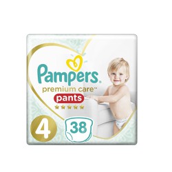 Pampers Premium Care Pants Μέγεθος 4 (9-15kg) 38 Πάνες-Βρακάκι