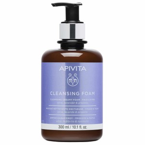 APIVITA Cleansing κρεμώδης αφρός καθαρισμού με ελι