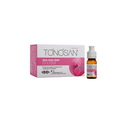 Tonosan Skin Hair Nails Booster Συμπλήρωμα Διατροφής Για Την Υγιή Κατάσταση Του Δέρματος Των Μαλλιών & Των Νυχιών 15x7ml