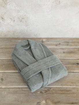 Bathrobe - Asana - Rock Green