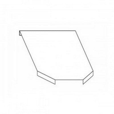 Tray Cap For 90º Corner Metal 200X15X0.75Mm