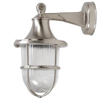 Brass Wall Light Chrome Matt Height:27cm Ε27 Ip64