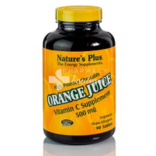 Natures Plus Orange Juice Vitamin C 5000mg, 90 chew. tabs