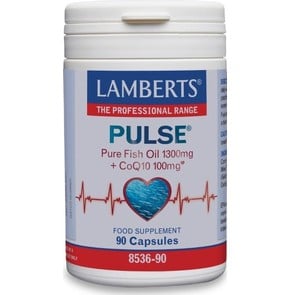 Lamberts Pulse Pure Fish Oil 1300mg & CoQ10 100mg 