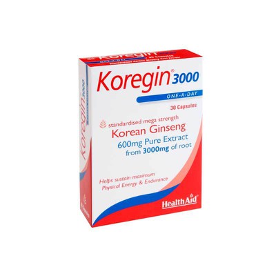 Health Aid - Koregin 3000 600mg Pure Extract - 30caps