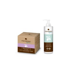 Messinian Spa Promo 24h Moisturizing Face Cream Oily / Combination 50ml & Gift Facial Cleanser Orange Cucumber 300ml