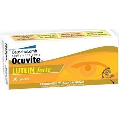 Bausch & Lomb Ocuvite Lutein Forte 30 ταμπλέτες