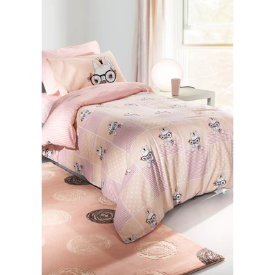 Σετ Σεντόνια 3τμχ. Rosie Pinky 160x260 Saint Clair