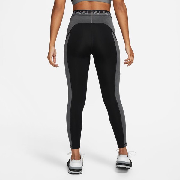 Nike Dri-Fit Training Cropped Γυναικείο Κολάν Ψηλόμεσο Μαύρο - Delikaris  Sport