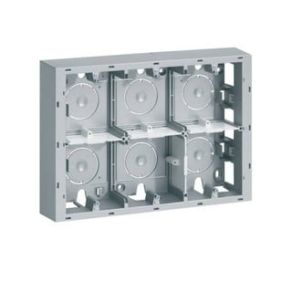 Systo Wall Mounted Box 2x8 Modules White Aluminium