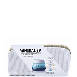 Vichy Promo Mineral 89 Hydrating Booster Rich Cream 50ml & Δώρο Purete Thermale Γαλάκτωμα Καθαρισμού 3 in 1 100ml + Νεσεσερ