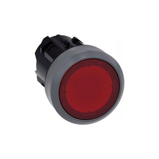 Illuminated Flat Pushbutton with Return Red 3SU103