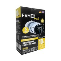 Famex Particle Filtering Half Mask FFP2 NR Black 1