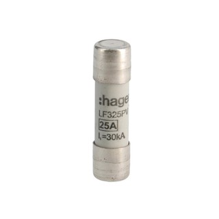 Cylindrical Cartridge 10x38 25A LF325PV for Photov