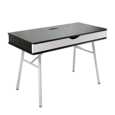 ΓΡΑΦΕΙΟ Η/Υ Μέταλλο Βαφή Άσπρο - Melamine Wenge 11