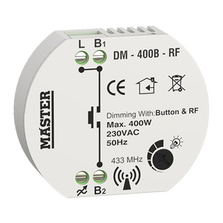 Ροοστάτης LED Κυτίου 400W 00-DM-400B-RF