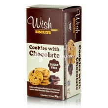 Wish Biscuits Cookies with Chocolate - Μπισκότα με Σοκολάτα, 90gr