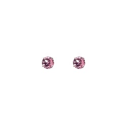 Medisei Dalee 5423 Earrings Silver Purple Studs 2 pieces