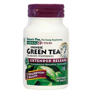 Natures Plus Green Tea 750mg Extended Release, 30 