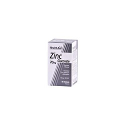 Health Aid Zinc Gluconate 70mg 90tabs