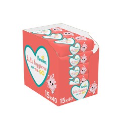 Pampers Kids Hygiene On The Go Baby Wipes 15x40 pieces 