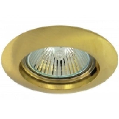 Recessed Spot Light Round Movable Gold Satin Mr11 