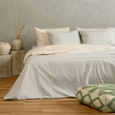 Σετ Σεντονια Υπερδιπλα Nika Light Blue Casual Line