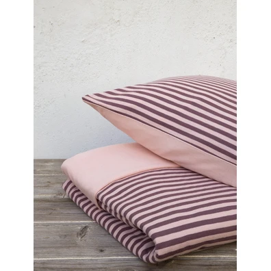 Σετ Παπλωματοθήκη Μονή - Suave Dark Pink Nima Home