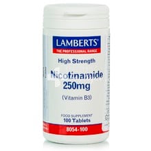 Lamberts Nicotinamide (Vitamin B3) 250mg, 100tabs (8054-100)