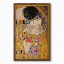 Klimt   kiss  detail  356 134  40x65 