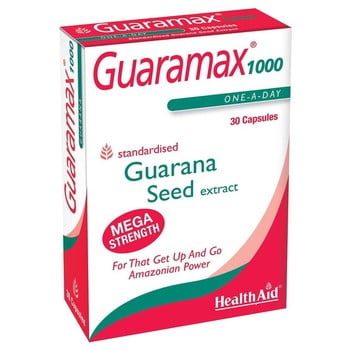 HEALTH AID GUARAMAX GUARANA 1000MG 30 CAPS