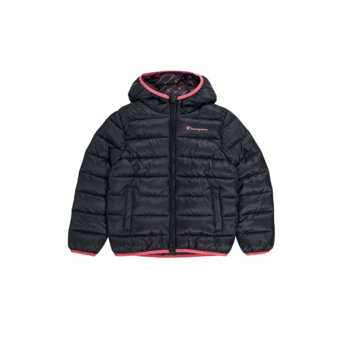 Champion Boy Hooded Jacket (306568)-BLACK