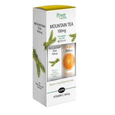 Power of Nature Mountain Tea 100mg 20 Αναβράζοντα 