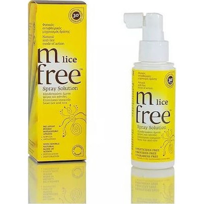 M-FREE Lice Spray Solution Αντιφθειρικό Spray 100ml