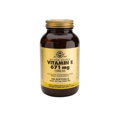 Solgar Vitamin E 1000iu 100softgels