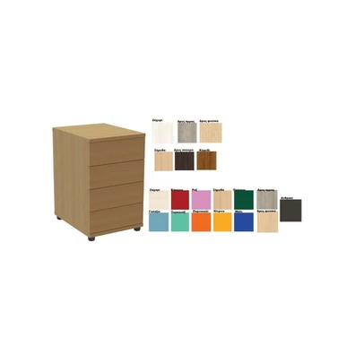 Συρταριέρα 45x69cm Ξύλινη Με 5 Συρτάρια AS 90051