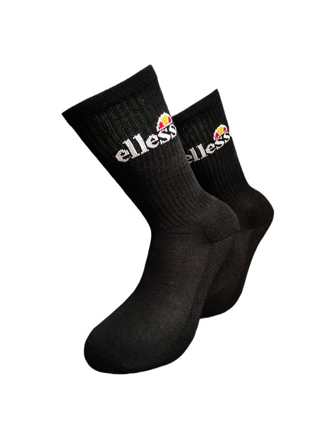 Ellesse black romuno sport sock
