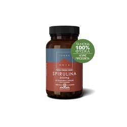TerraNova Spirulina 500mg (organic fresh freeze dried) 50 capsules