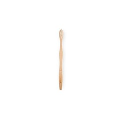Ola Bamboo Adult Toothbrush Medium Οδοντόβουρτσα Από Μπαμπού Λευκή 1 τεμάχιο