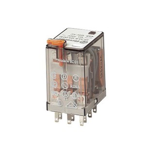 Auxilary Relay 5533 230VAC 3 Contacts with Push Bu
