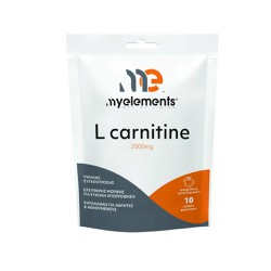 My Elements L-Carnitine Συμπλήρωμα Διατροφής Καρνιτίνης Για Έλεγχο Επιπέδων Λίπους & Αποκατάσταση 2000mg  10 φακελίσκοι