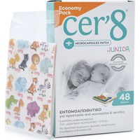 Cer'8 Παιδικά 48τμχ - Εντομοαπωθητικά Αυτοκόλλητα 