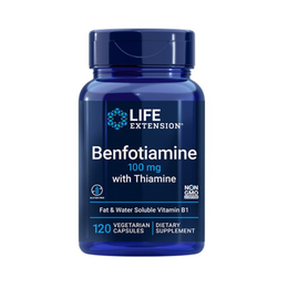 Life Extension Benfotiamine With Thiamine 100Mg, 120 Κάψουλες