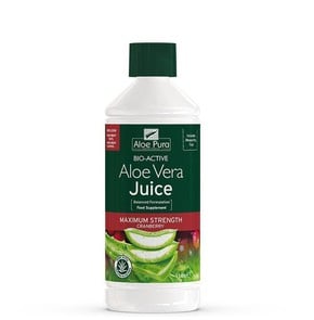 Optima Naturals Aloe Vera Juice Cranberry 100% Φυσ
